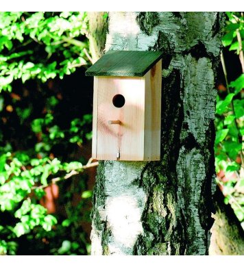 Dřevěná ptačí budka s otvorem 3,2cm Erdtmann's