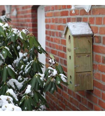 Dřevěná trojbudka pro vrabce Esschert Design 8