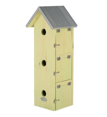 Dřevěná trojbudka pro vrabce Esschert Design 1