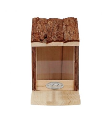 Dřevěné krmítko pro veverky s kůrou Esschert Design 5