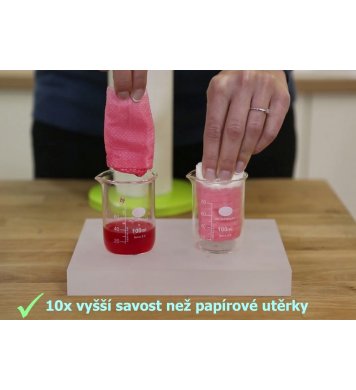 EcoEgg pratelné bambusové utěrky 20ks - 1700 použití