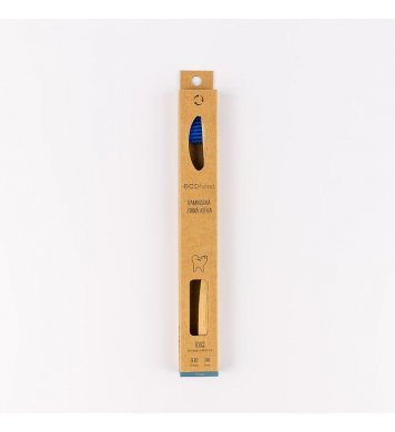 Ecohead Bambusový zubní kartáček Soft - modrý 5