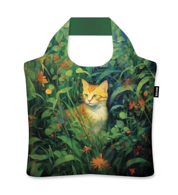 Ecozz Ekologická nákupní taška Cat in the Garden