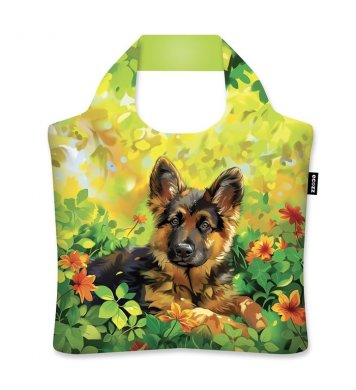 Ecozz Ekologická nákupní taška Puppy in the Garden