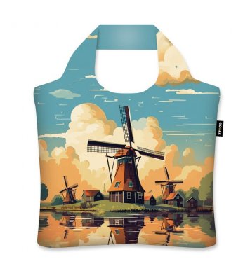 Ecozz Ekologická nákupní taška Windmill Holland