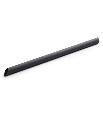 Ekologické brčko Black ⌀12mm x 23cm (100ks) Euro Straws