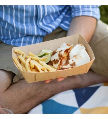 EKO miska velká, kraft, 170 x 120 x 60 mm, bal. 500 ks00ks)