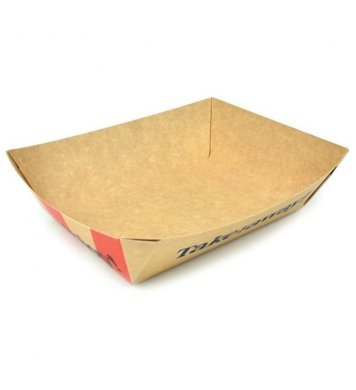 EKO papírová miska XXL 24x20x6cm Take me away (20ks)