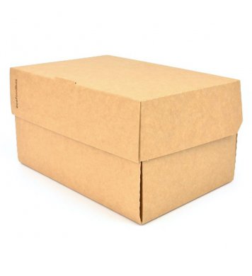 Celý karton EKO papírový burger box MAXI XXL 19x12x10cm (200ks)