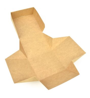 Rozložitelný papírový burger box jednorázový optys