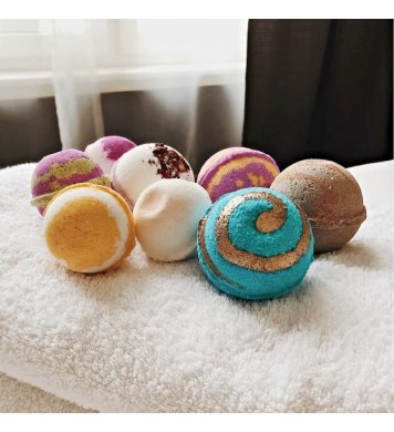 Šumivá bomba do koupele - bubblegum 80g Bloombee 2