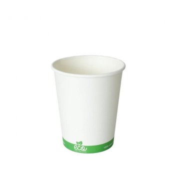 Kelímek nápojový bílý 175ml z celulózy Eco Cups (50ks)