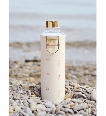 Designová skleněná láhev na vodu Playa Equa