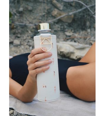 Equa Skleněná láhev s obalem Mismatch Playa 750ml