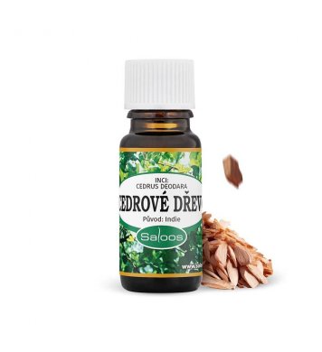 Esenciální olej Cedrové dřevo 10ml Saloos