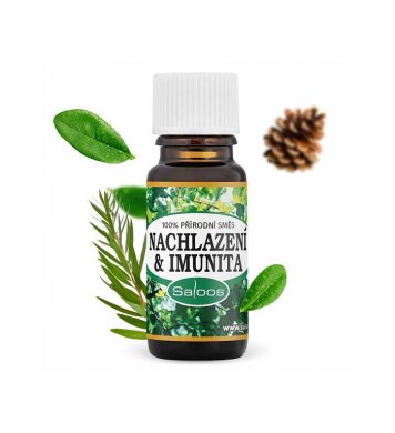 Esenciální olej Nachlazení a Imunita 10ml Saloos