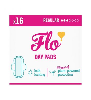 FLO Ultra tenké vložky z bio bambusu - denní 16ks