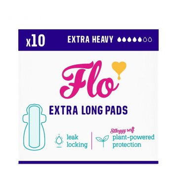 FLO Ultra tenké vložky z bio bambusu - extra absorpční 10ks