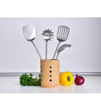 GoEco Bambusový stojan na vařečky