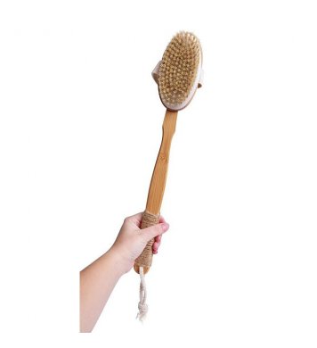 Kartáč na tyči s madlem na tělo