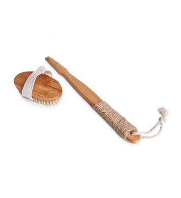 EKO Kartáč na mytí s odnímatelnou rukojetí z bambusu