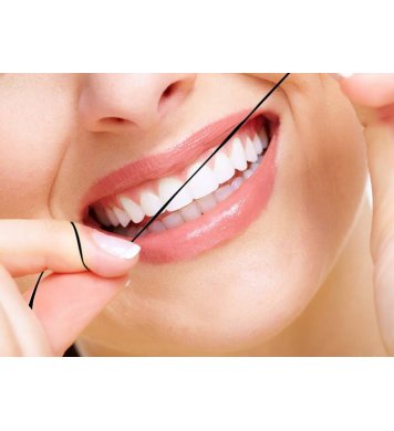 GoEco Sada zubní nit 30m a 30ks zubních párátek 2