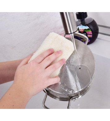 GoEco Přírodní houba na úklid a nádobí 12cm (4ks)