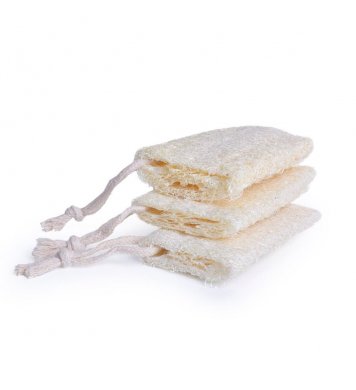 GoEco Přírodní tělová houba z lufy 10cm (3ks)