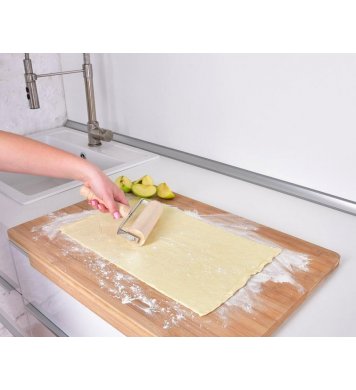 GoEco Rozvláček na těsto z bukového dřeva 13cm