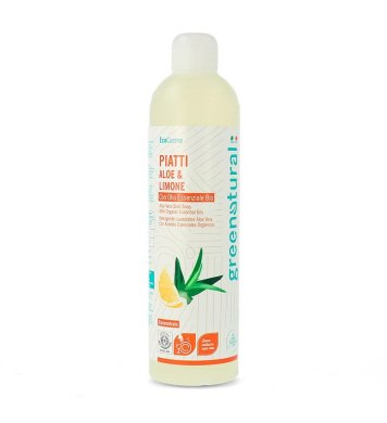 Greenatural Prostředek na mytí nádobí aloe vera a citron 500ml