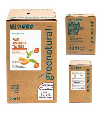 Greenatural Prostředek na mytí nádobí pomeranč 5l