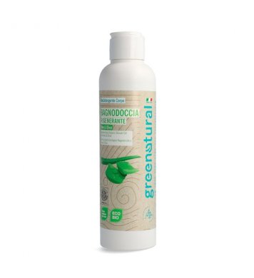 Greenatural Regenerační sprchový gel aloe vera a oliva BIO 250ml