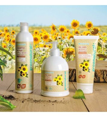 Greenatural Regenerační šampon pro suché a poškozené vlasy BIO 400ml 1