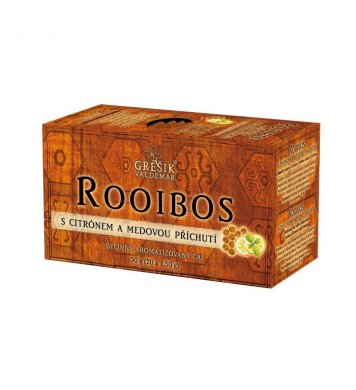 Grešík Rooibos citron a med n.s. 20x1,5g