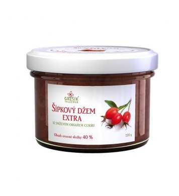 Grešík Šípkový džem extra speciální 220g