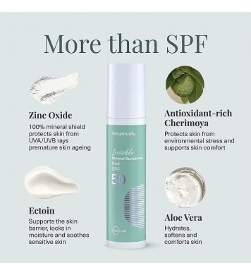 Hemptouch Minerální Opalovací fluid Invisible SPF 50 50ml 4