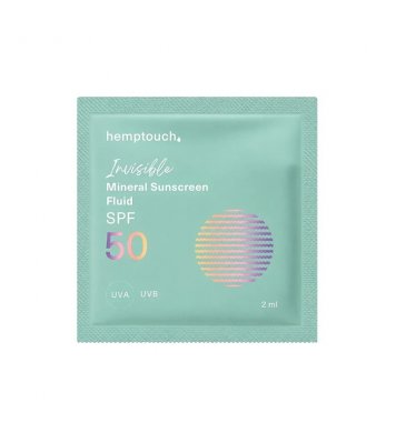 Hemptouch Minerální Opalovací fluid Invisible SPF 50 - vzorek 2ml