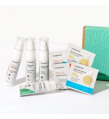 Hemptouch Set Mini´s Vyrovnávací set pro problematickou a mastnou pleť 