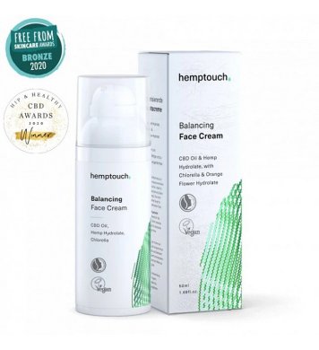 Hemptouch Vyrovnávající pleťový krém pro mastnou pleť 50ml - SLEVA