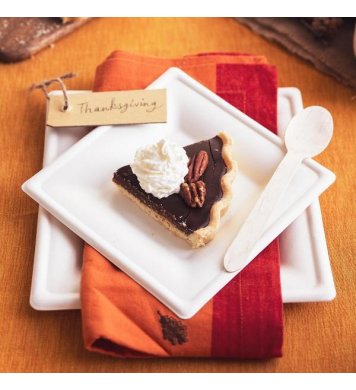 Jednorázový alíř KARO 16x16cm z cukrové třtiny (125ks)