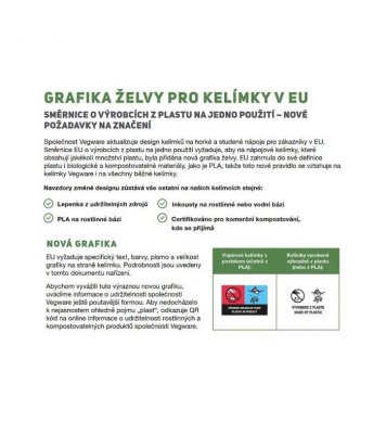 Kelímek nápojový bílý 175ml z celulózy Eco Cups (50ks) 1