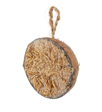 Kokosová krmítka s lojem a moučnými červy 9 1 zdarma Zolux