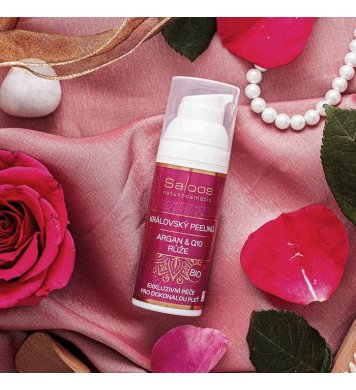 Královský peeling - Růže BIO 50ml Saloos český