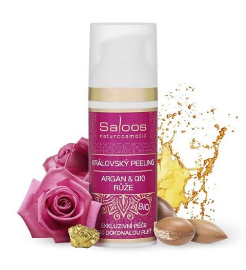 Královský peeling BIO 50ml růžový Saloos