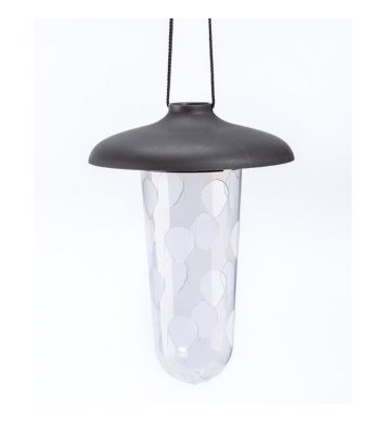 Krmítko a pítko 3v1 pro ptáky Robin - antracit Plastia 6