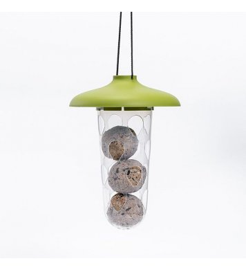 Krmítko a pítko 3v1 pro ptáky Robin - zelené Plastia 7