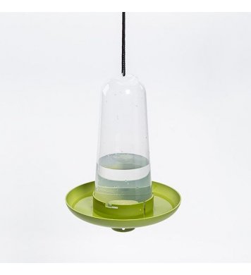 Krmítko a pítko 3v1 pro ptáky Robin - zelené Plastia 9