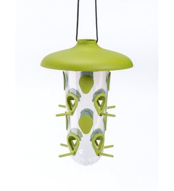 Krmítko a pítko 3v1 pro ptáky Robin - zelené Plastia 5