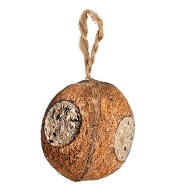 Krmítko pro ptáky kokos s náplní 400g Erdtmann's