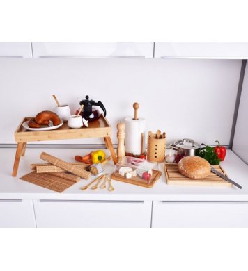 Opakovaně použitelné lžičky z bambusu do kuchyně a jídelny goeco